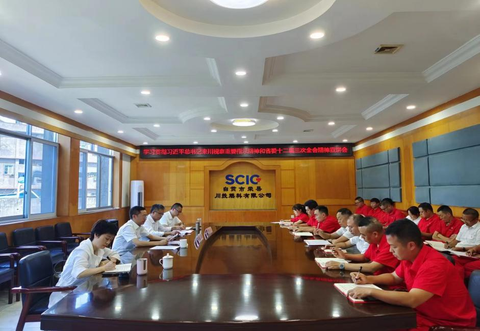 川投燃电党委副书记、总经理邓锐赴荣县川燃宣讲学习贯彻习近平总书记来川视察重要指示精神和省委十二届三次全会精神 川投燃电党委副书记、总经理邓锐赴荣县川燃宣讲学习贯彻习近平总书记来川视察重要指示精神和省委十二届三次全会精神