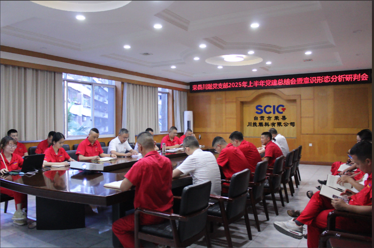 荣县川燃党支部召开2025年上半年 党建总结会暨意识形态分析研判会 荣县川燃党支部召开2025年上半年 党建总结会暨意识形态分析研判会